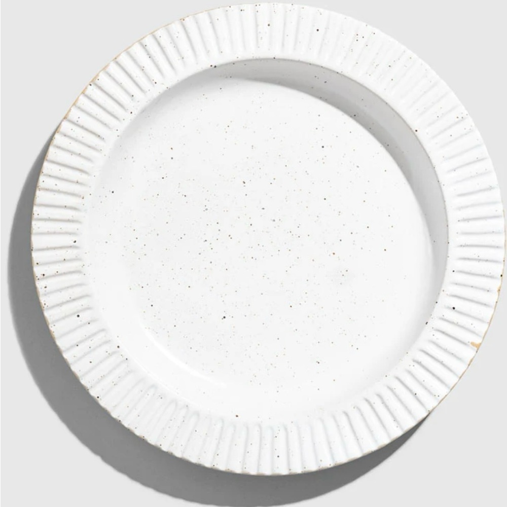 BRAND NEW-Stoneware Stackable Plate - Set of 4 - Picture 3 of 4